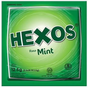 Hexos Mint Mint Flavored Candy 12.5g