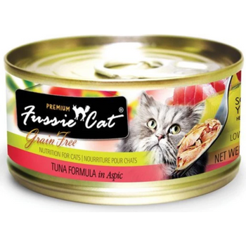 Fussie Cat Premium Tuna In Aspic Grain-free Wet Cat Food 80g