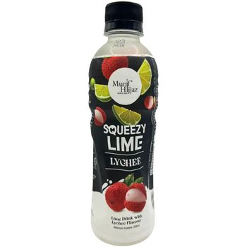 Munif Hijjaz Squeezy Lime Drink with Lychee Flavour 350ml