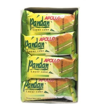 Apollo Pandan Layer Cake 8 x 18g