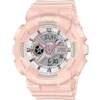 Casio Baby-g Ba-110rg-4adr Digital Quartz Pink Resin Women Watch
