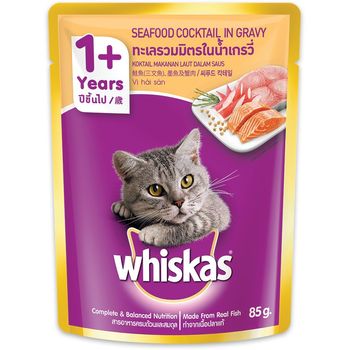 Whiskas Cat Wet Food Seafood Cocktail 85g