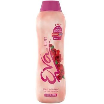 Eva Perfumed Talc Sweet Exotic Rose 100g