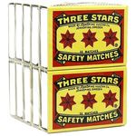 Three Stars Safety Matches 10pcs