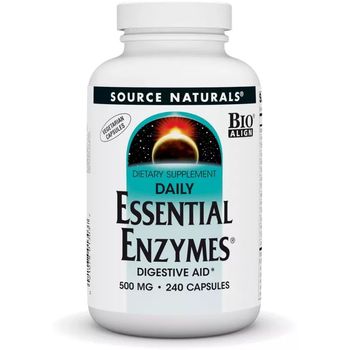 Source Naturals - Digestive Aid, Daily Essential Enzymes 500mg (240 capsules)