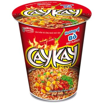 Acecook Cay Kay Spicy Cup Noodles Beef Flavor 66g