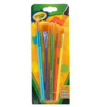 Crayola 05-3506 Art/Craft Brush Set Plastic 5 pc Multicolor