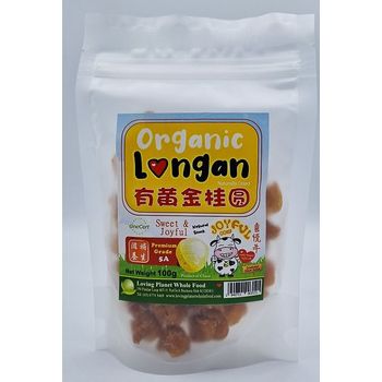 Joyful Cow Longan Premium Grade AAA Organic 100g