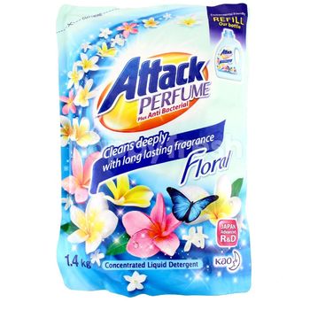 Attack Perfume Plus Antibacterial Floral 1.4kg
