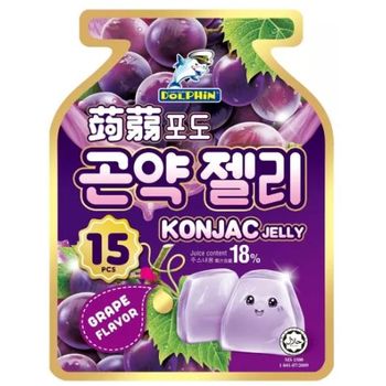 Captain Dolphin Konjac Jellygrapes 200g
