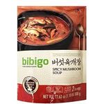 Korean Bibigo Premade Packaged Tofu Kimchisoybean Paste Stew 16oz Spicy Mushroom 1 Pack