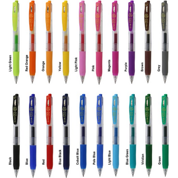 Zebra Sarasa Clip Gel Pen 0.7mm Pack of 5 