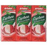 Drinho Lychee Fruit Drink 6cps 250ml