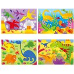 Galt 4 Puzzles In A Box Dinosaurs