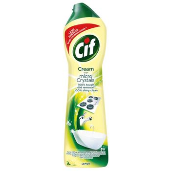 Cif Cream Lemon Cleanser Effective Cleaning 500ml