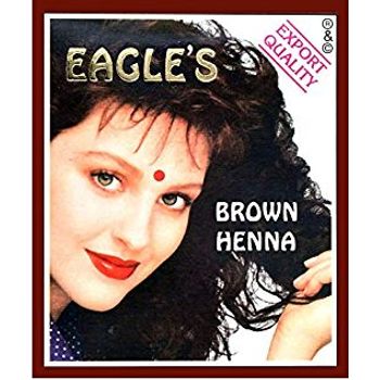 Eagles Brown Dye Powder With Henna 10g