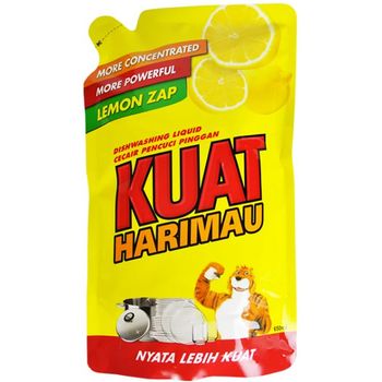 Kuat Harimau Dishwash Liquid Lemon Refill 650ml