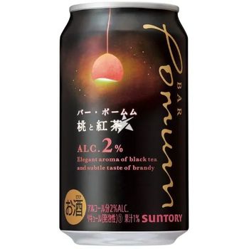 Suntory Bar Pomum Sparkling Peach Black Tea Flavour 350ml