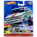 Mattel Hot Wheels Car Culture Door Slammers 71 Datsun 510 35 White/Green