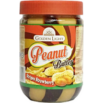 Golden Light Peanut Butter Stripes Strawberry 510g