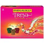 Mangaldeep Treya Power of 3 In 1 Sambrani Cups 9pcs
