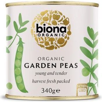Biona Organic Garden Peas 340g