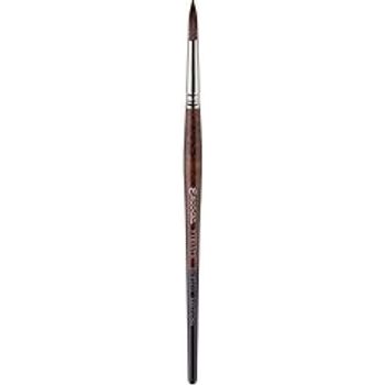 Escoda Versatil 1540 Series Artist Watercolor And Acrylic Paint Brush Short Handle Pointed Round Size 20