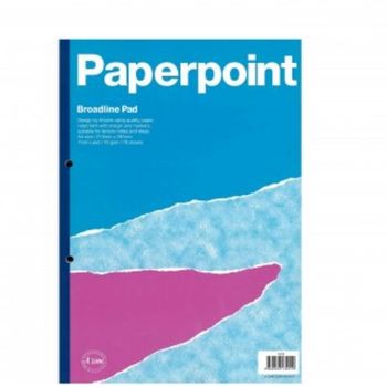 A'zone Paperpoint Broadline Lecture Pad A4