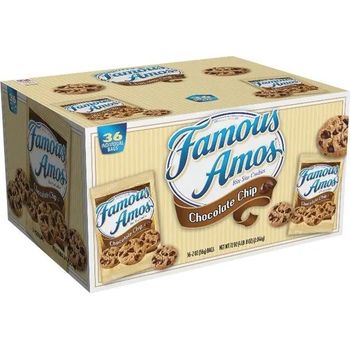 Famous Amos Chocolate Chip Bitesize Cookies 36 x 56g