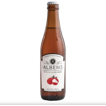 Albens Cider Apple And Lychee Cider 330ml