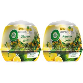 Air Wick Air Freshener Scented Gel Cone Aromatic Blooming Lemon 2pcs 180g