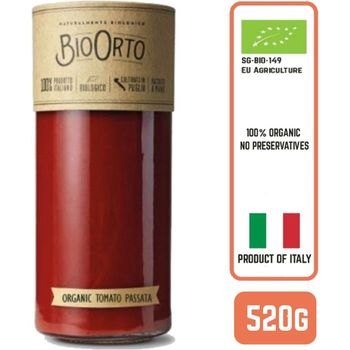 BioOrto Organic Tomato Passata Sauce with Lycopene 520g