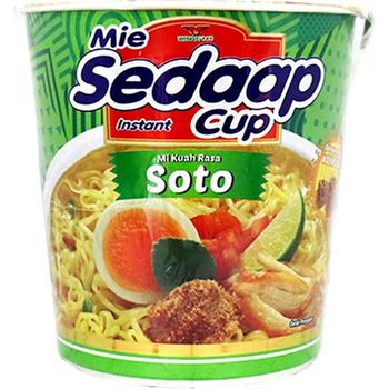 Mi Sedaap Instant Noodle Cup Mie Rasa Soto 81g