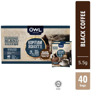 OWL Traditional Blend Coffee Bags 40 x 5.5g