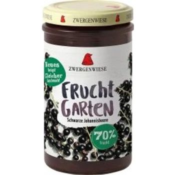 Zwergenwiese Fruchtgarten Organic Black Currant Fruit Spread 225g
