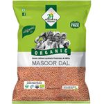 24 Mantra Organic Masoor Dal Split 1kg
