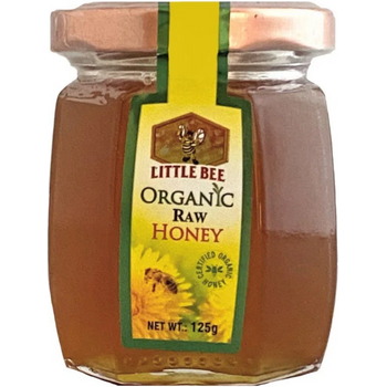 Little Bee Organic Raw Honey 125g