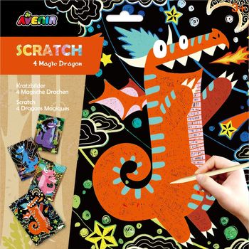 Avenir Scratch Art Magic Dragon