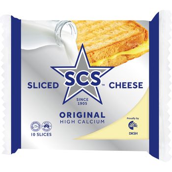 Scs High Calcium Sliced Cheese Original