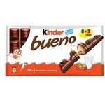 Kinder Bueno Milk Chocolate Covered Wafer With Milky And Hazelnuts 10 x 43g