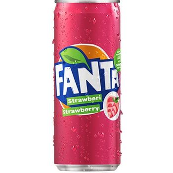 Fanta Strawberry Flavour Soda 320ml