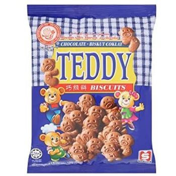 Hup Seng Teddy Chocolate Biscuits 120g