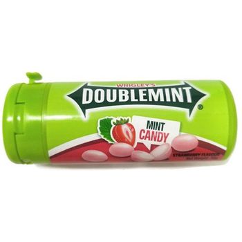 Wrigley's Doublemint Chewy Mint Tube Strawbery 30g