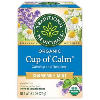 Traditional Medicinals - Relaxation Wellness, Cup of Calm Tea (16 teabags)