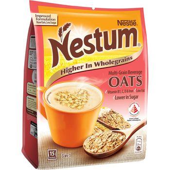 Nestum 3 In 1 Instant Cereal Milk Oats