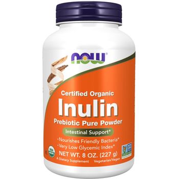Now (Foods) - Intestinal Health, Inulin Prebiotic Pure Powder (8oz)
