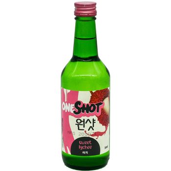 One Shot Sweet Lychee Soju 10.1% Abv 360ml