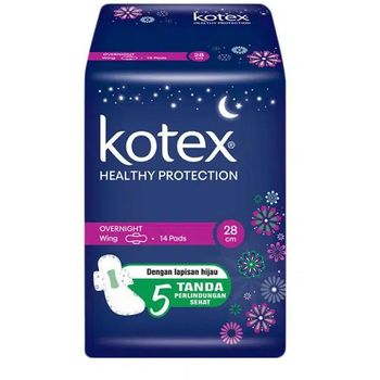 Kotex Healthy Protection Overnight Wing 14 Contents 28cm