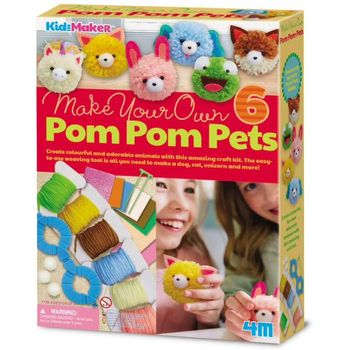 4M KidzMaker Make Your Own Pom Pom Pets