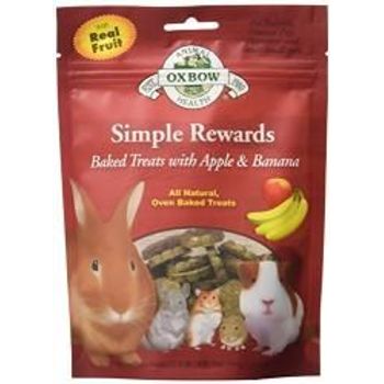 Oxbow Simple Rewards Baked Treats with Apple & Banana 85g